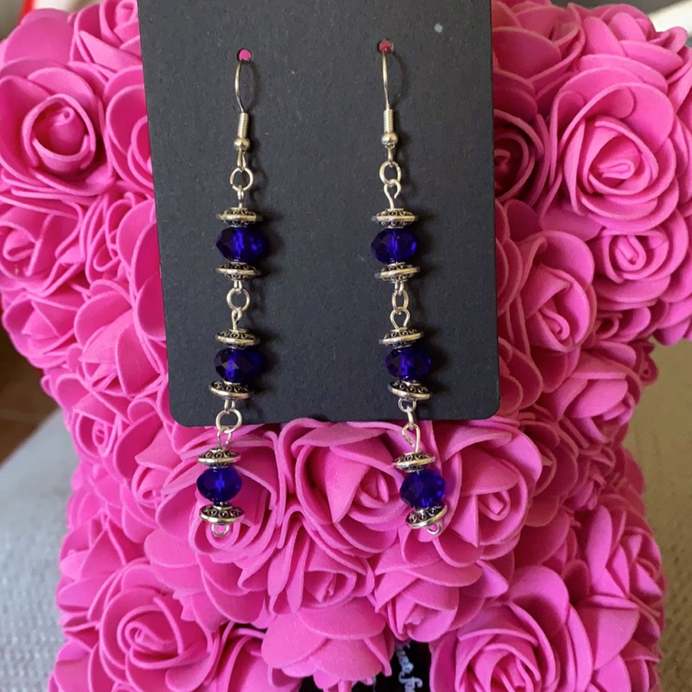 Earring by Bri handmade glass bead earrings - Picture 1 of 10